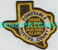 TEXAS,A,NUECES COUNTY CONSTABLE 2 STATE SHAPED